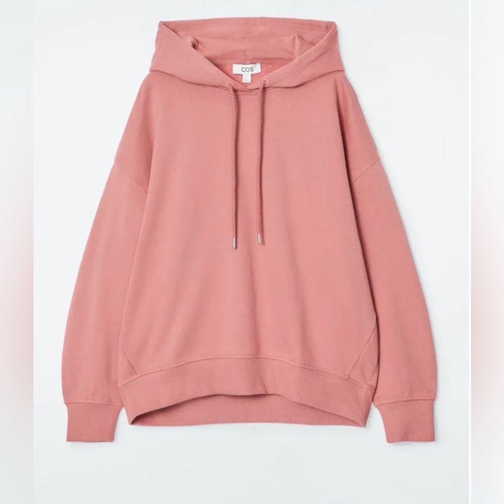 COS Women’s Dusty Rose Pink Organic Cotton Hoodie - Size M